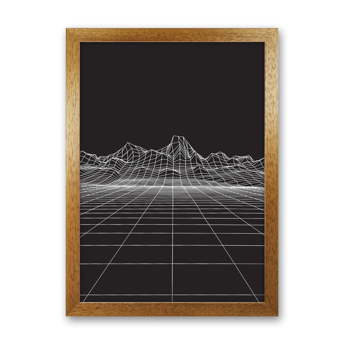 Line Mountains #2 Art Print by Jason Stanley Oak Grain