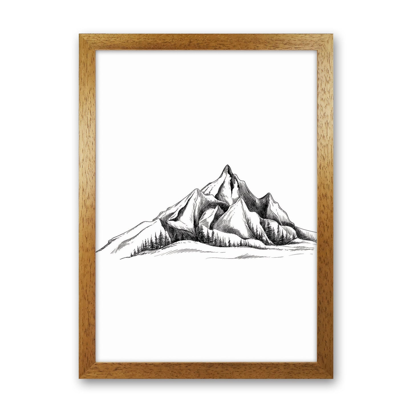 To The Mountains Art Print by Jason Stanley Oak Grain
