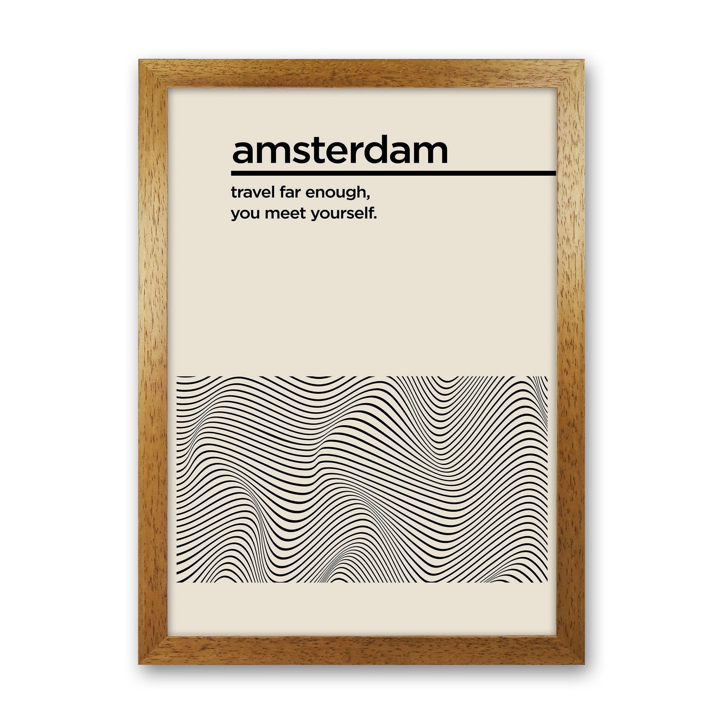 Amsterdam Travel Art Print by Jason Stanley Oak Grain