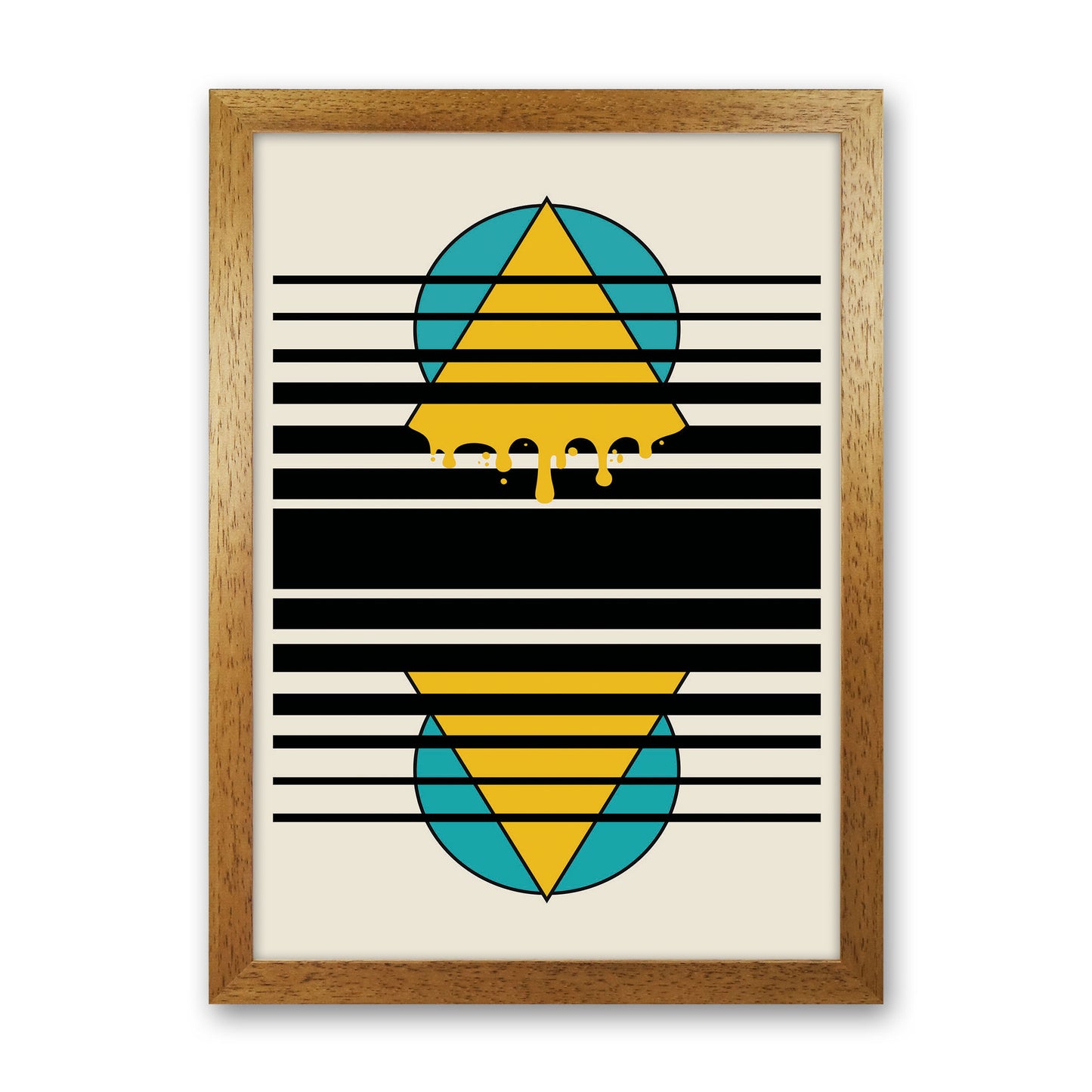 Melting Through Art Print by Jason Stanley Oak Grain
