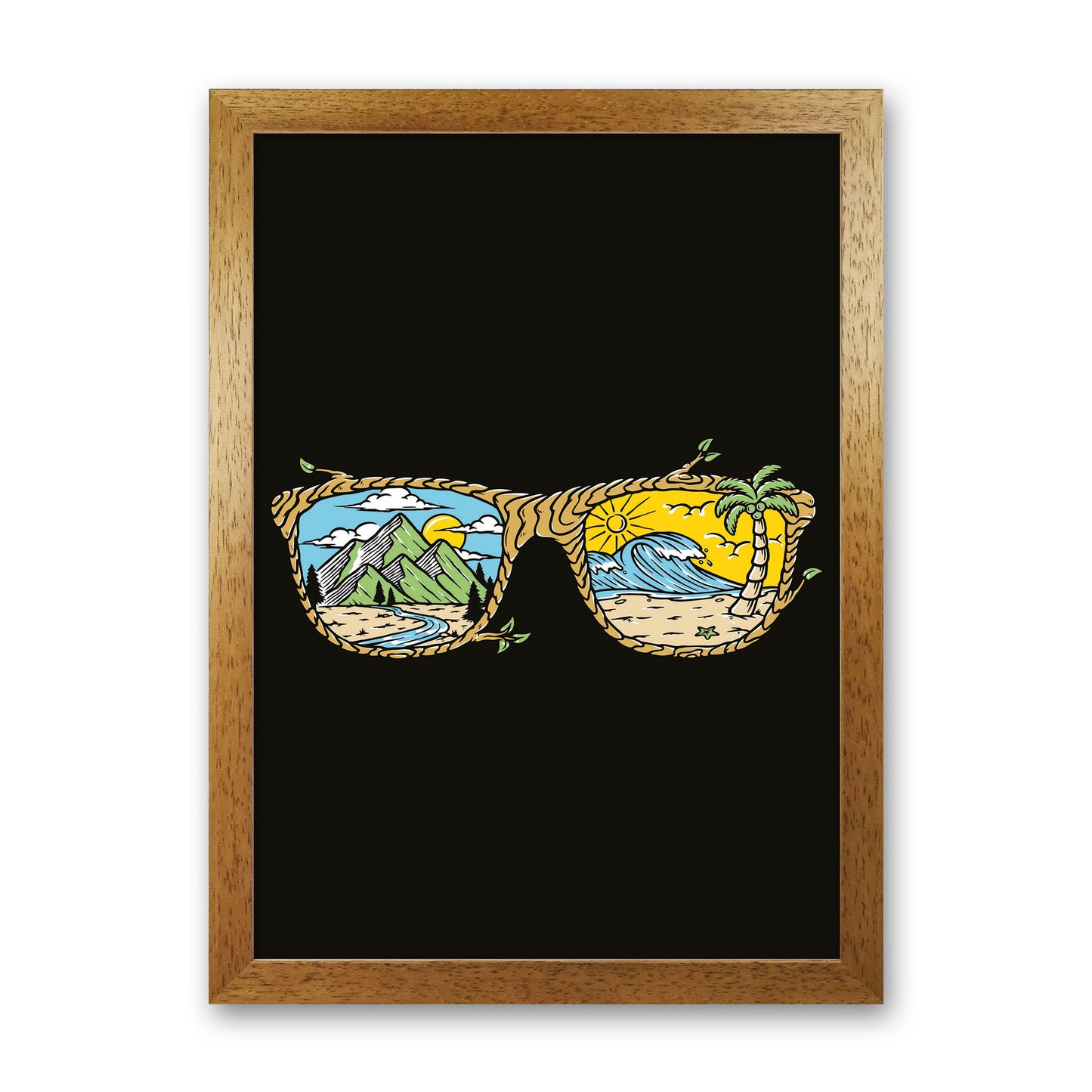 Sunny Daze Art Print by Jason Stanley Oak Grain