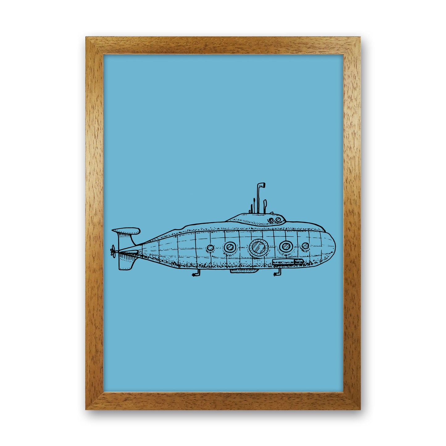 Below Sea Art Print by Jason Stanley Oak Grain