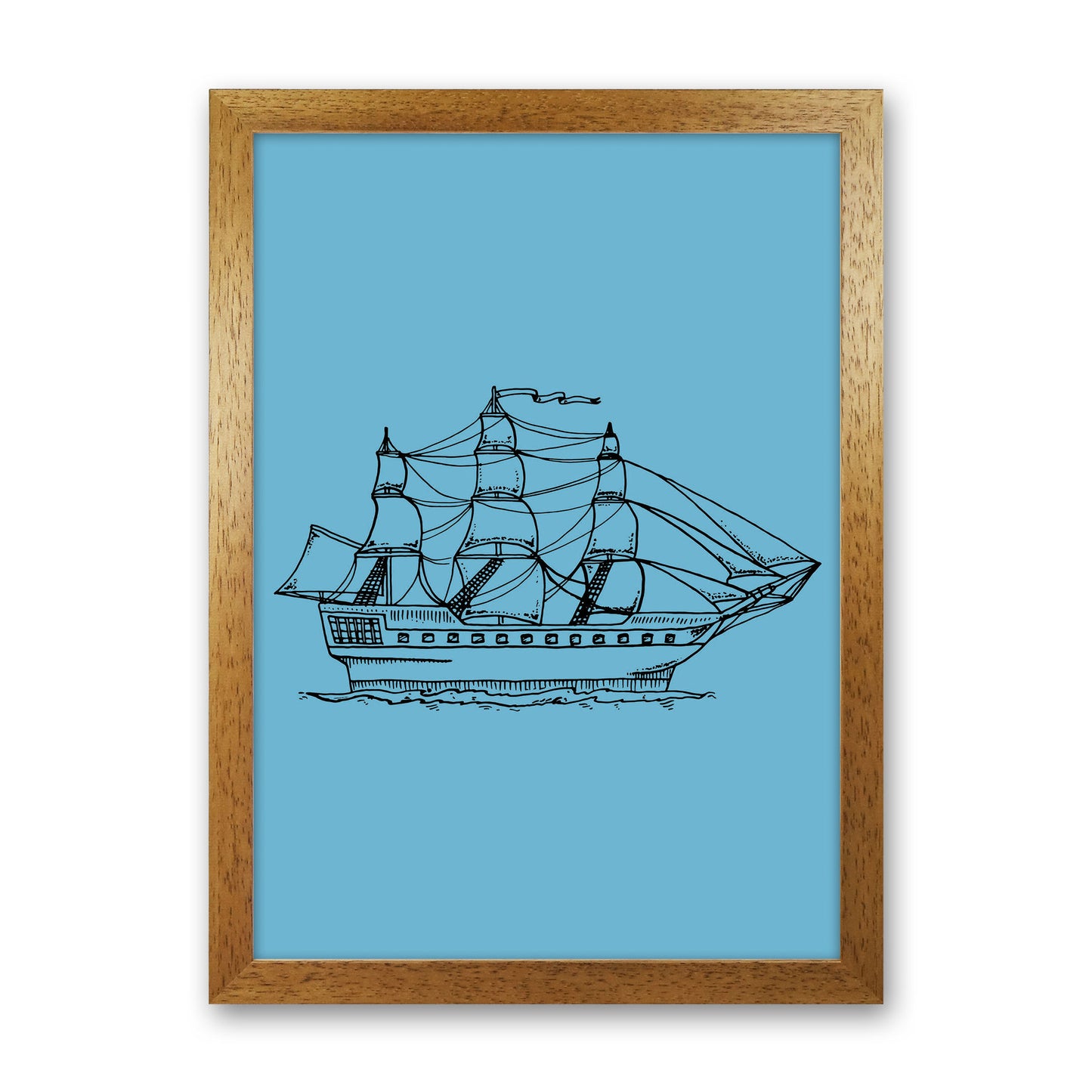 Above Sea Art Print by Jason Stanley Oak Grain