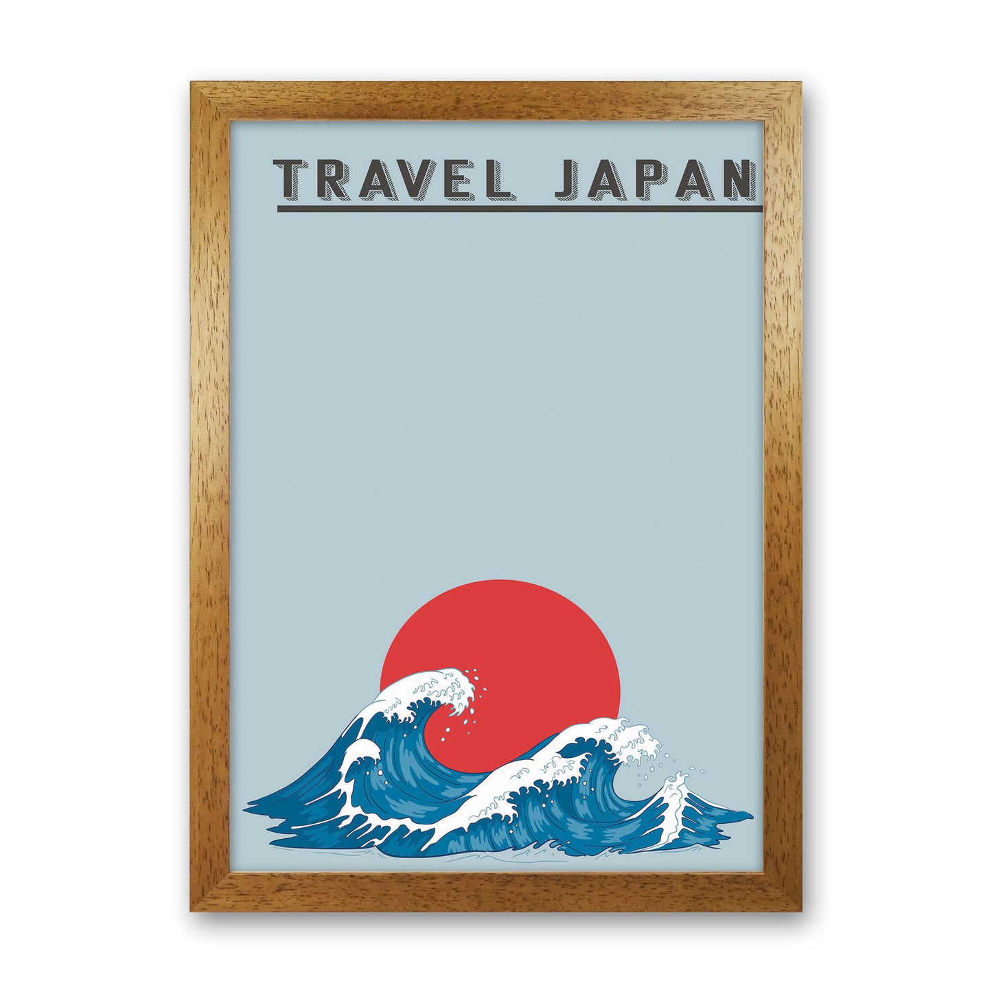 Japanese Waves Art Print by Jason Stanley Oak Grain