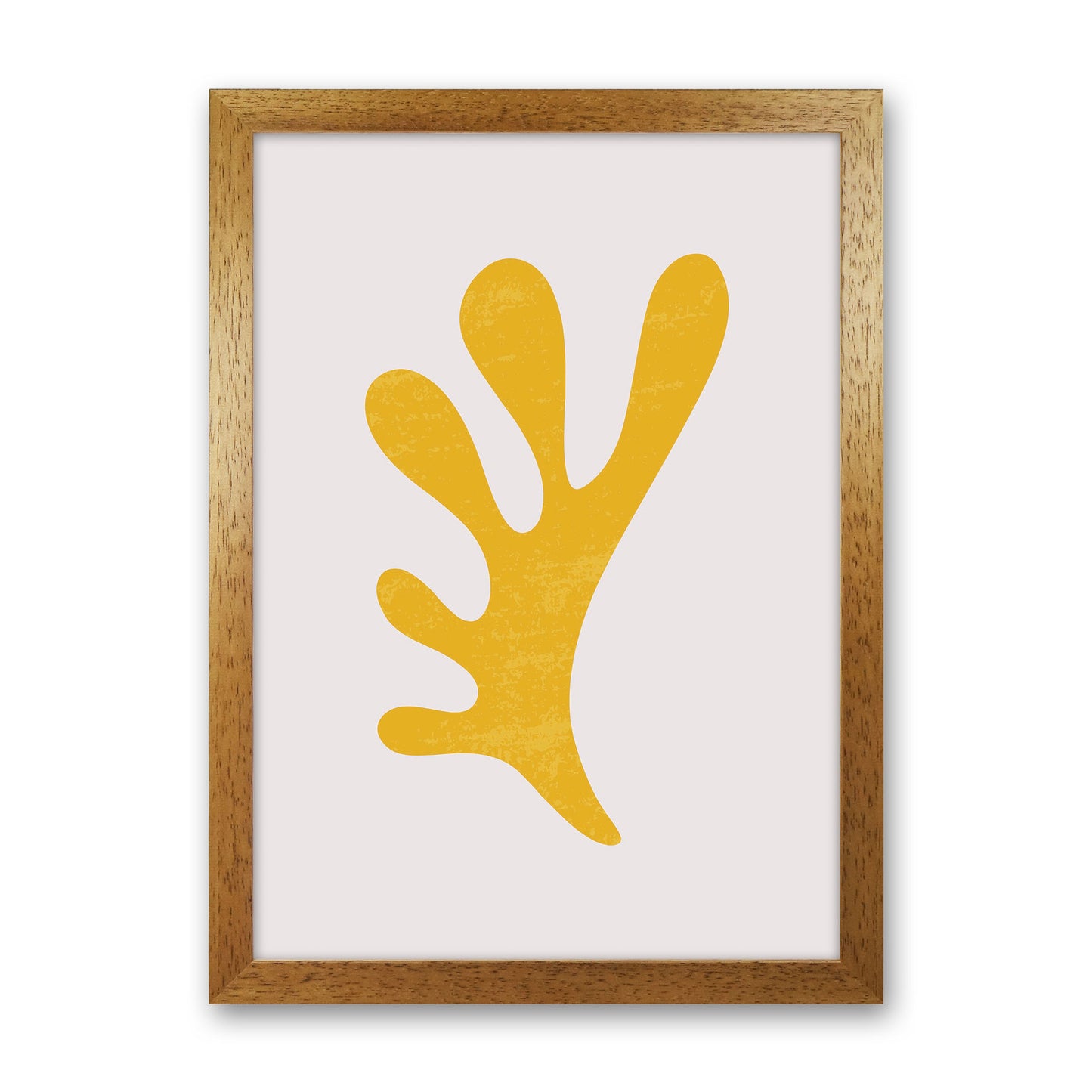 Abstract Yellow Algae Art Print by Jason Stanley Oak Grain