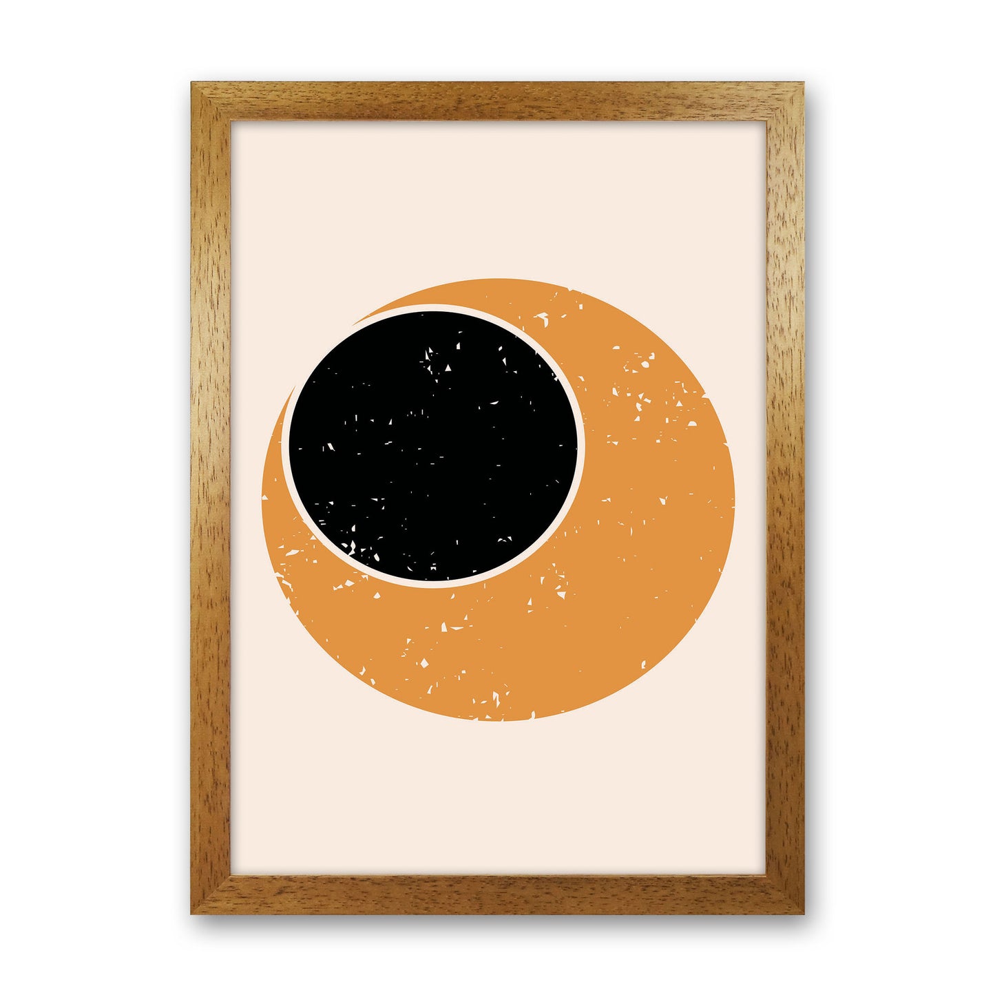 Abstract Contemporary Sun Art Print by Jason Stanley Oak Grain