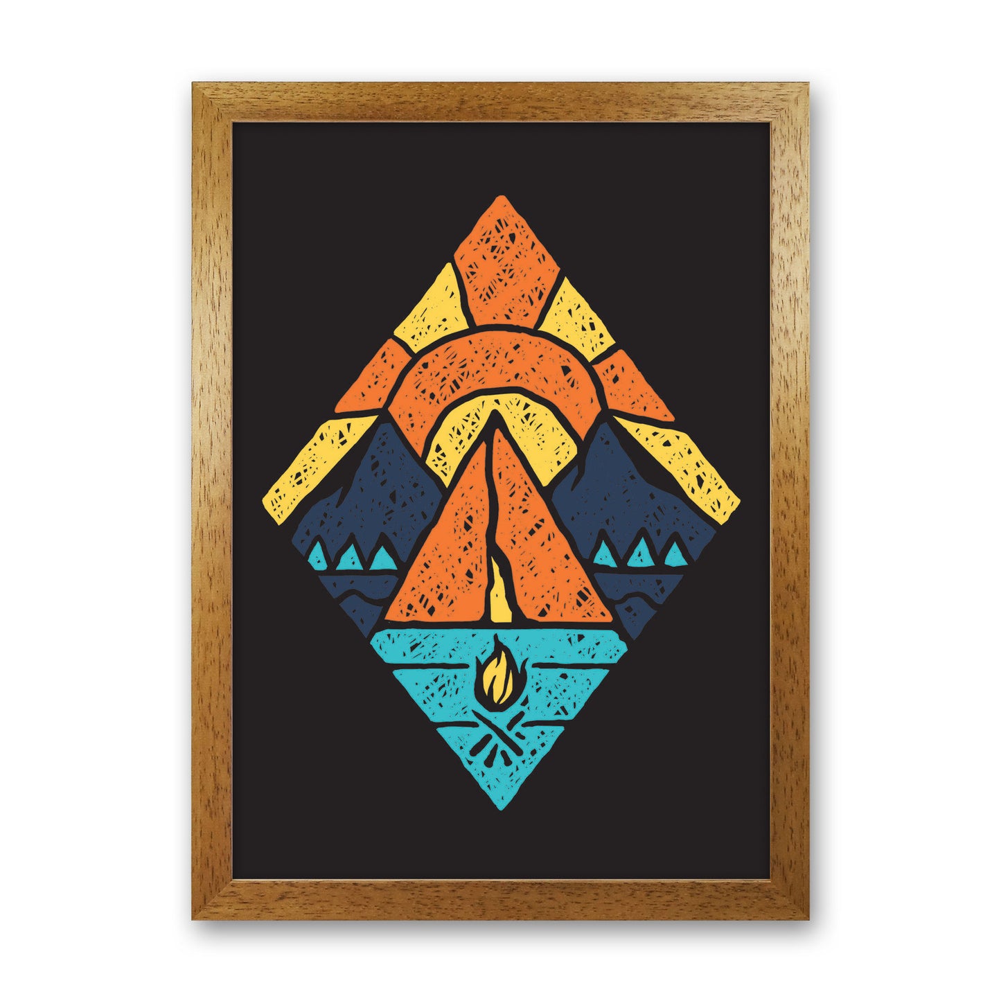 Adventure Is Here Art Print by Jason Stanley Oak Grain