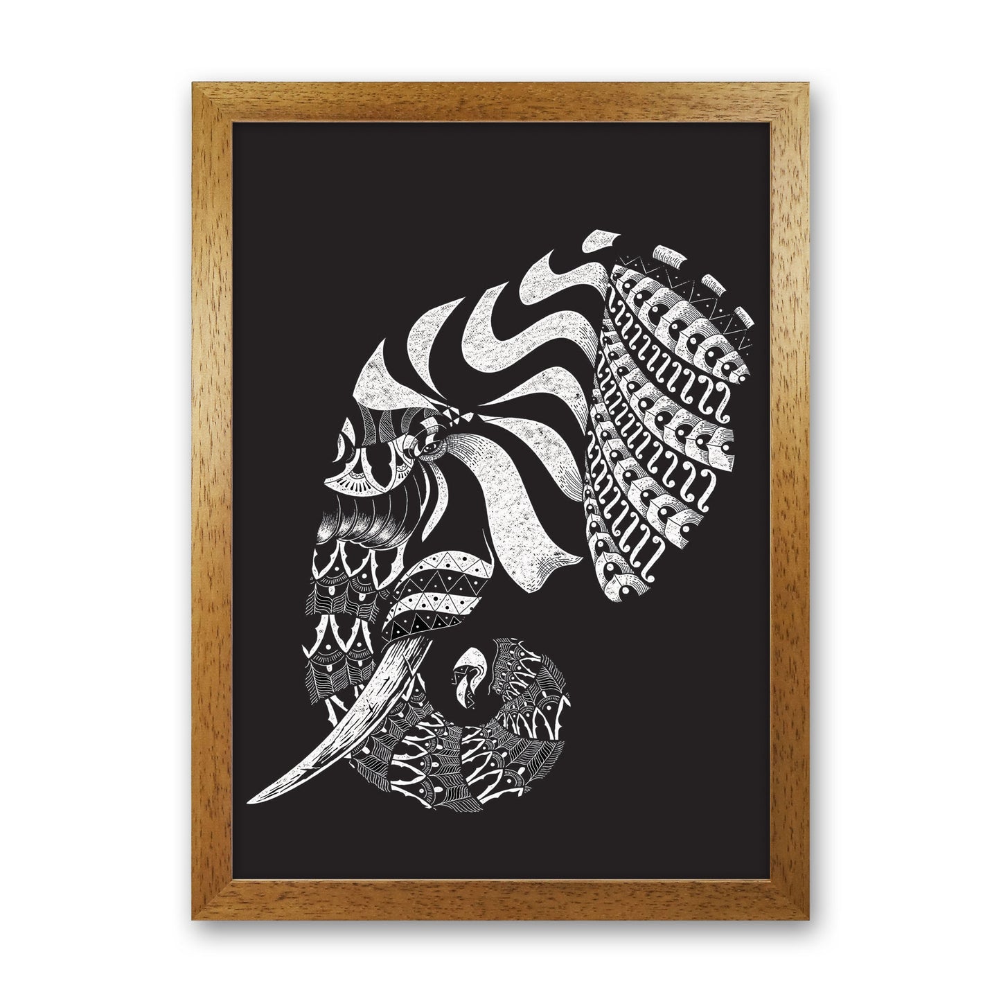 Ornate Elephant II Art Print by Jason Stanley Oak Grain