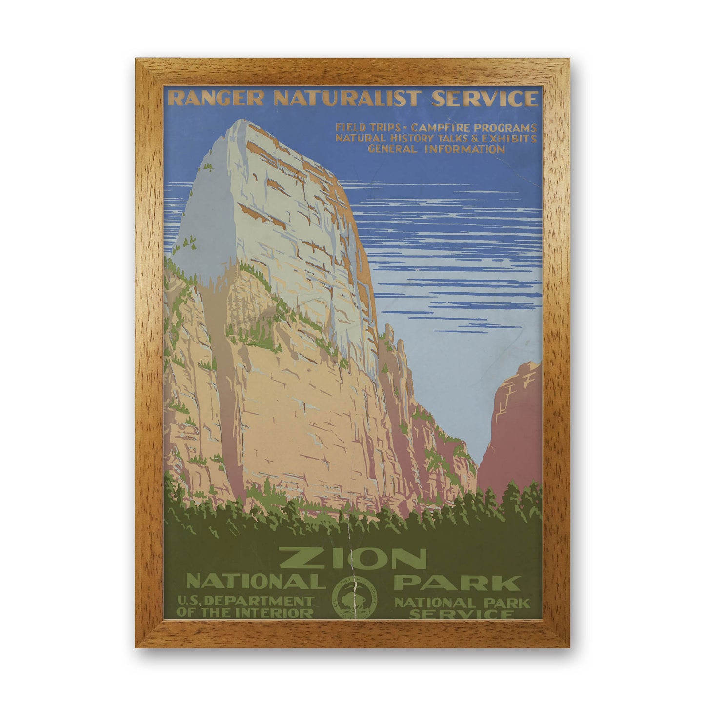 Zion National Park Art Print by Jason Stanley Oak Grain