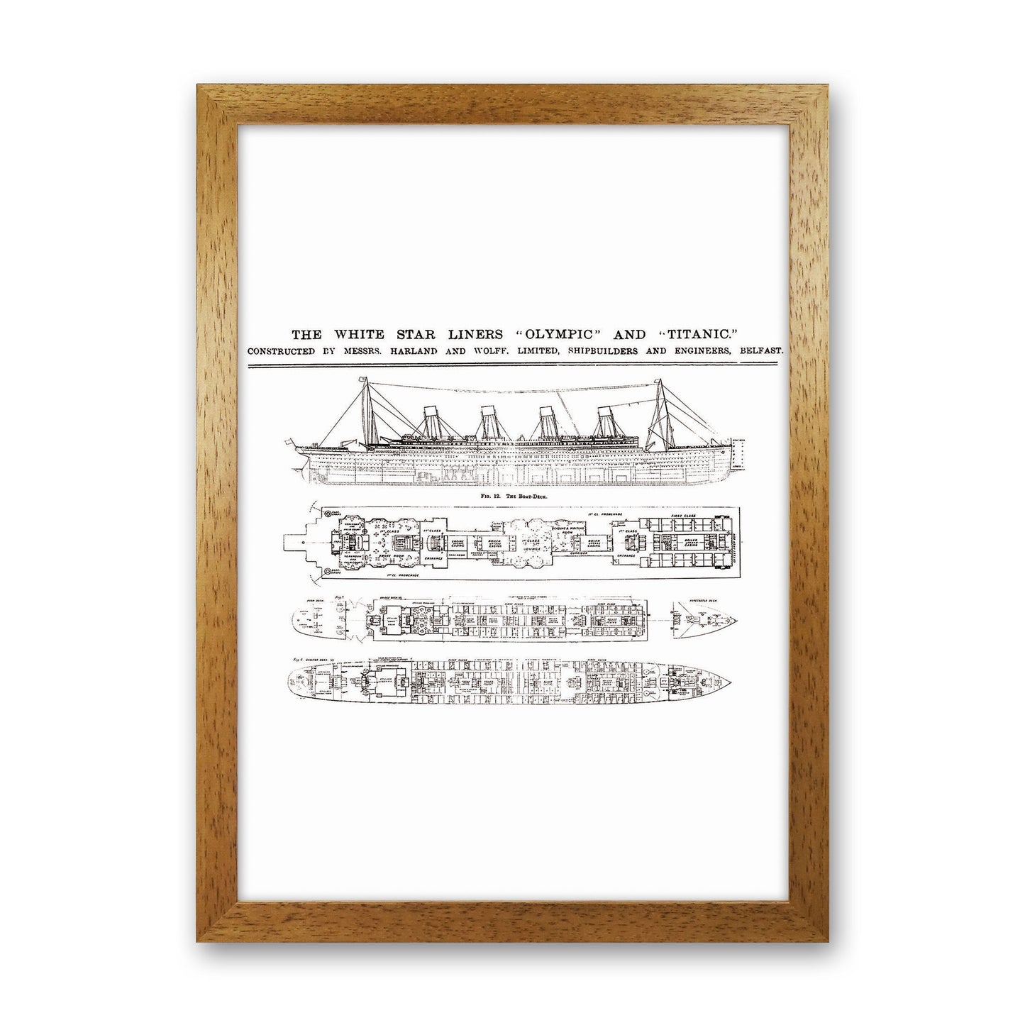 Titanic Patent 2 Art Print by Jason Stanley Oak Grain