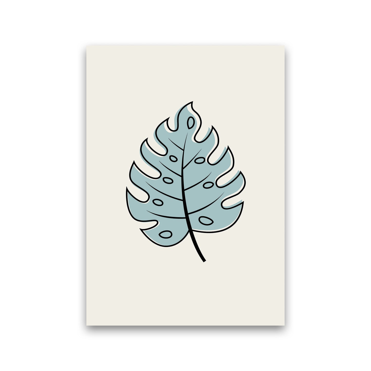 Abstract Tropical Leaves III Art Print by Jason Stanley Print Only