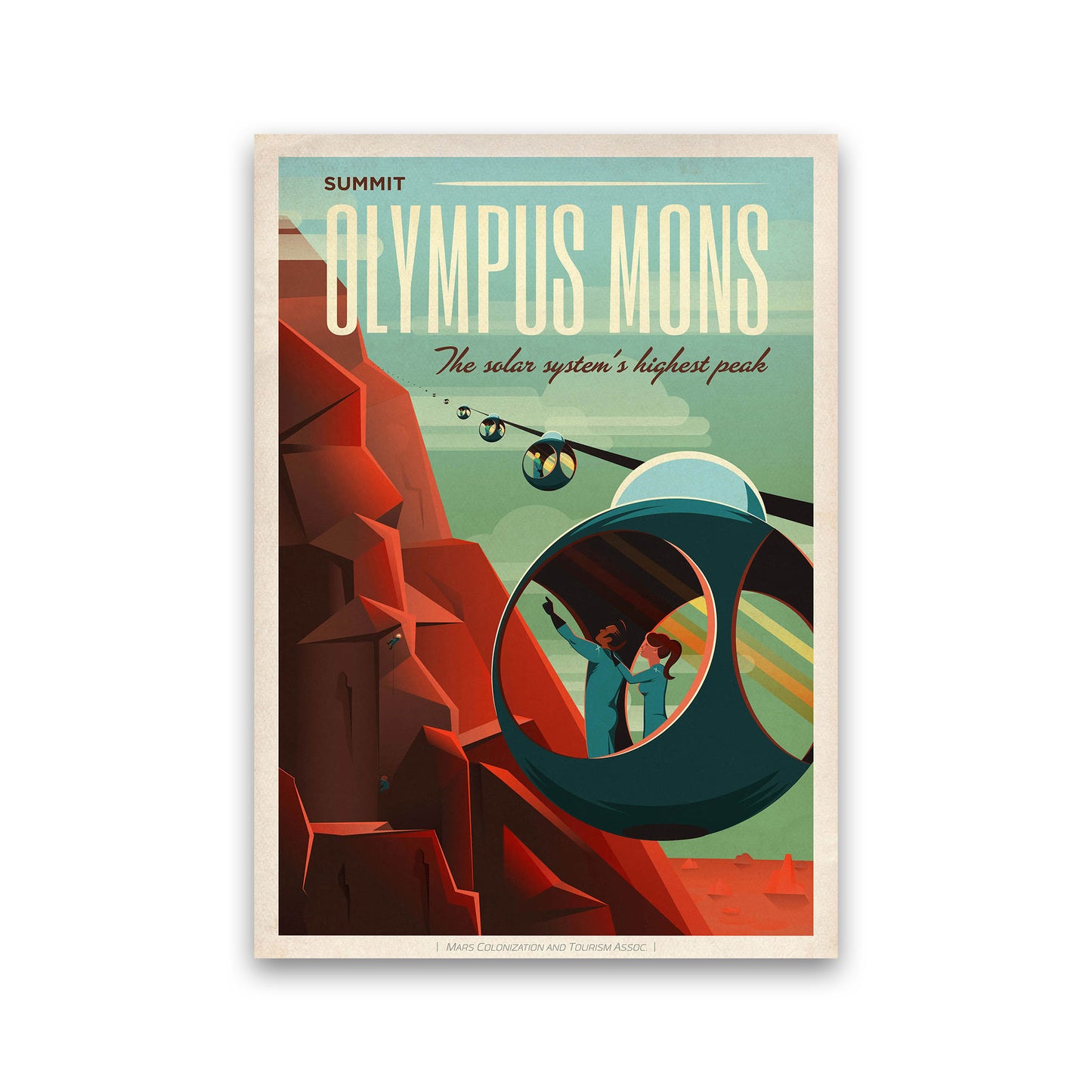 Spacex - Valles Marineris Art Print by Jason Stanley Print Only