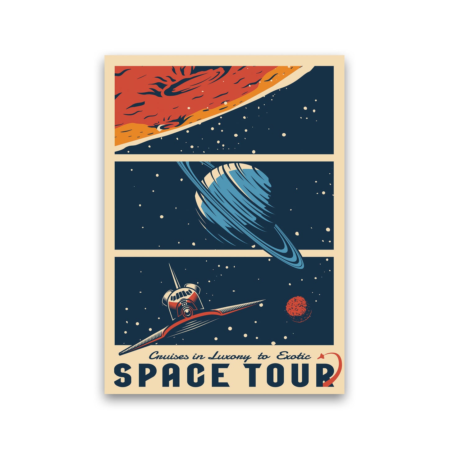 Outer Space Series - #18 Art Print by Jason Stanley Print Only
