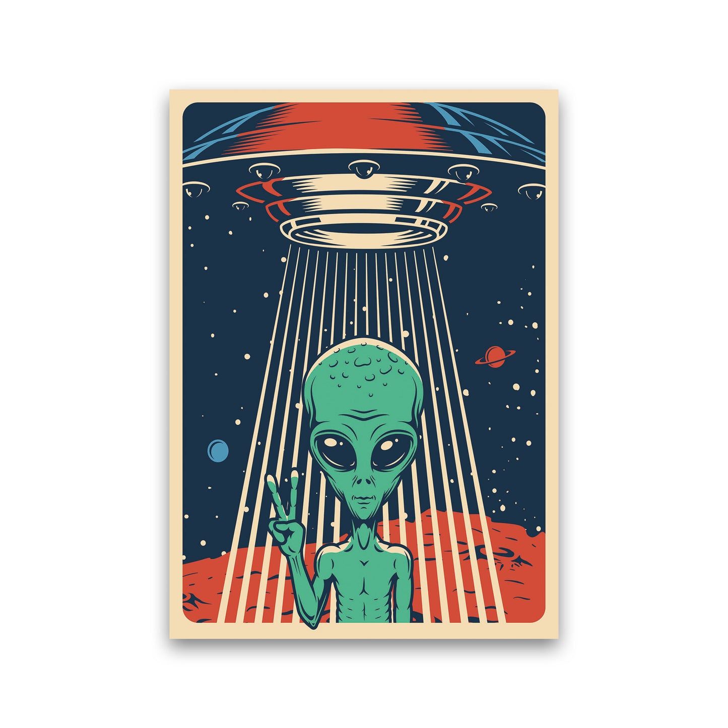 Outer Space Series - #5 Art Print by Jason Stanley Print Only