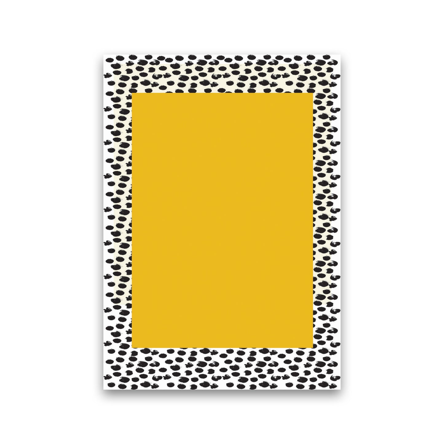 Minimal Yellow Poster Art Print by Jason Stanley Print Only