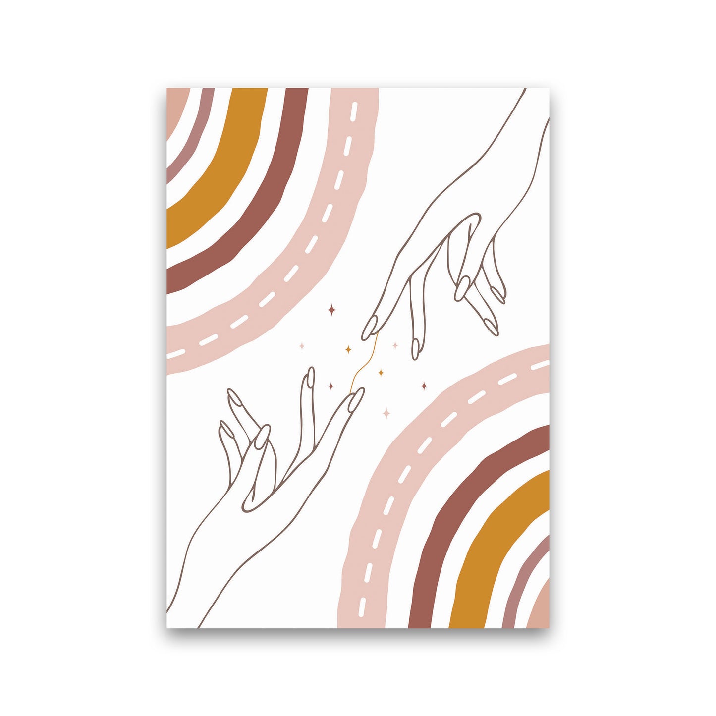We Are All Connected Art Print by Jason Stanley Print Only