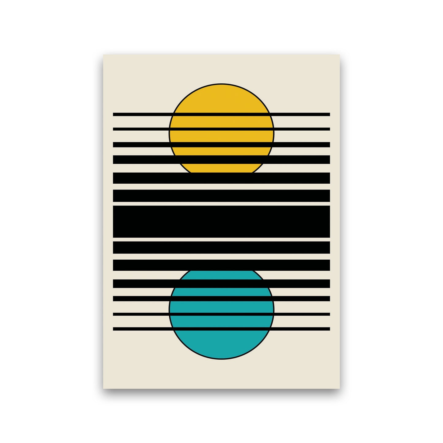 Geometric Suns III Art Print by Jason Stanley Print Only