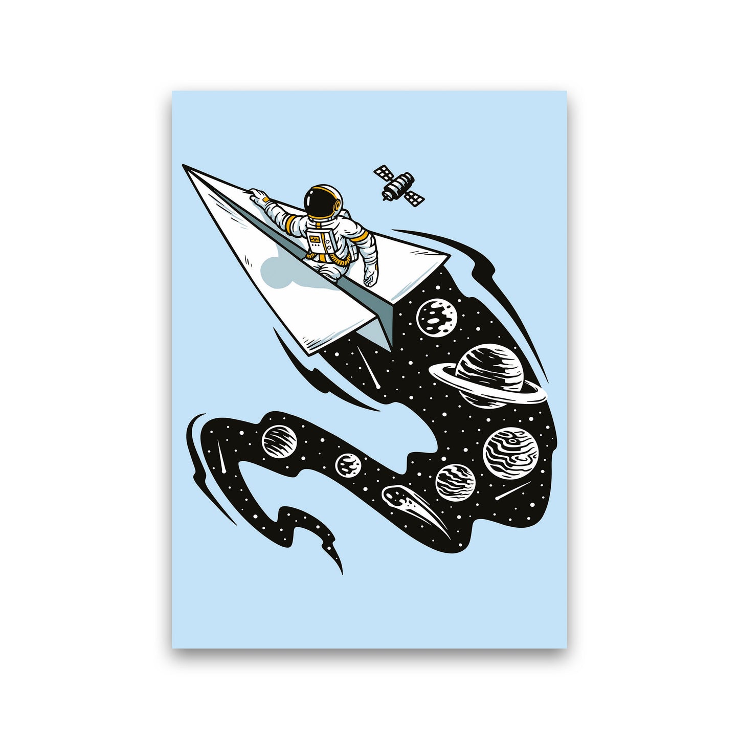 Flying Thru Space Art Print by Jason Stanley Print Only