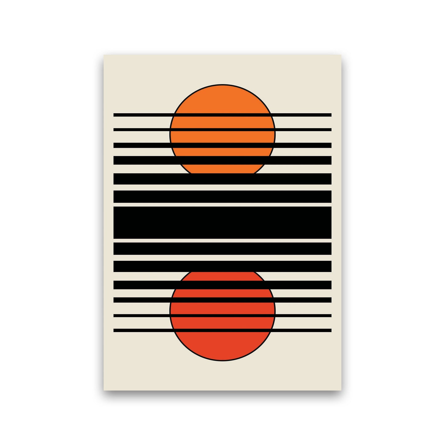 Geometric Suns II Art Print by Jason Stanley Print Only