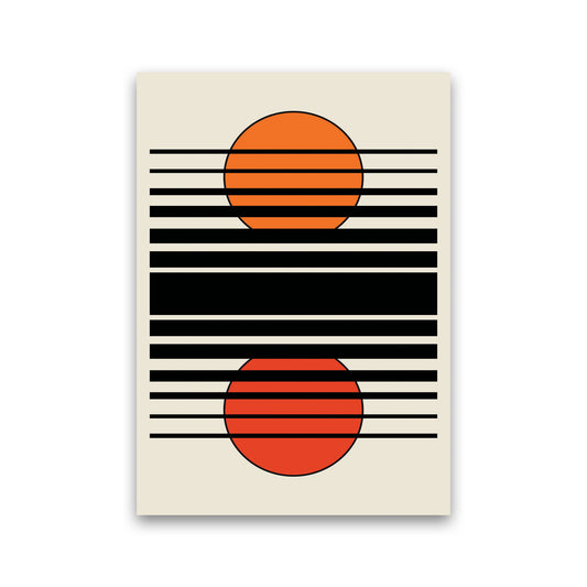 Geometric Suns II Art Print by Jason Stanley Print Only