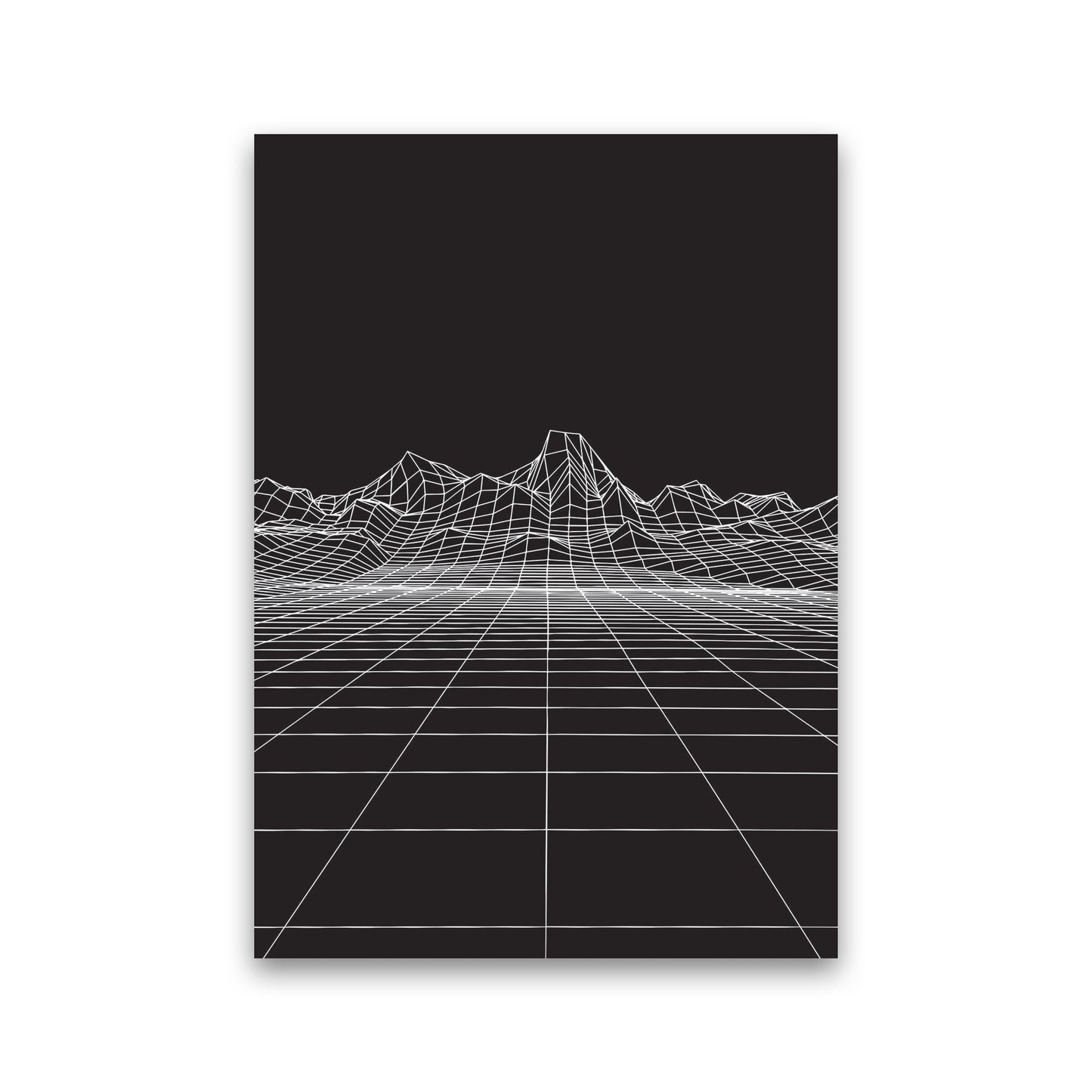 Line Mountains #2 Art Print by Jason Stanley Print Only