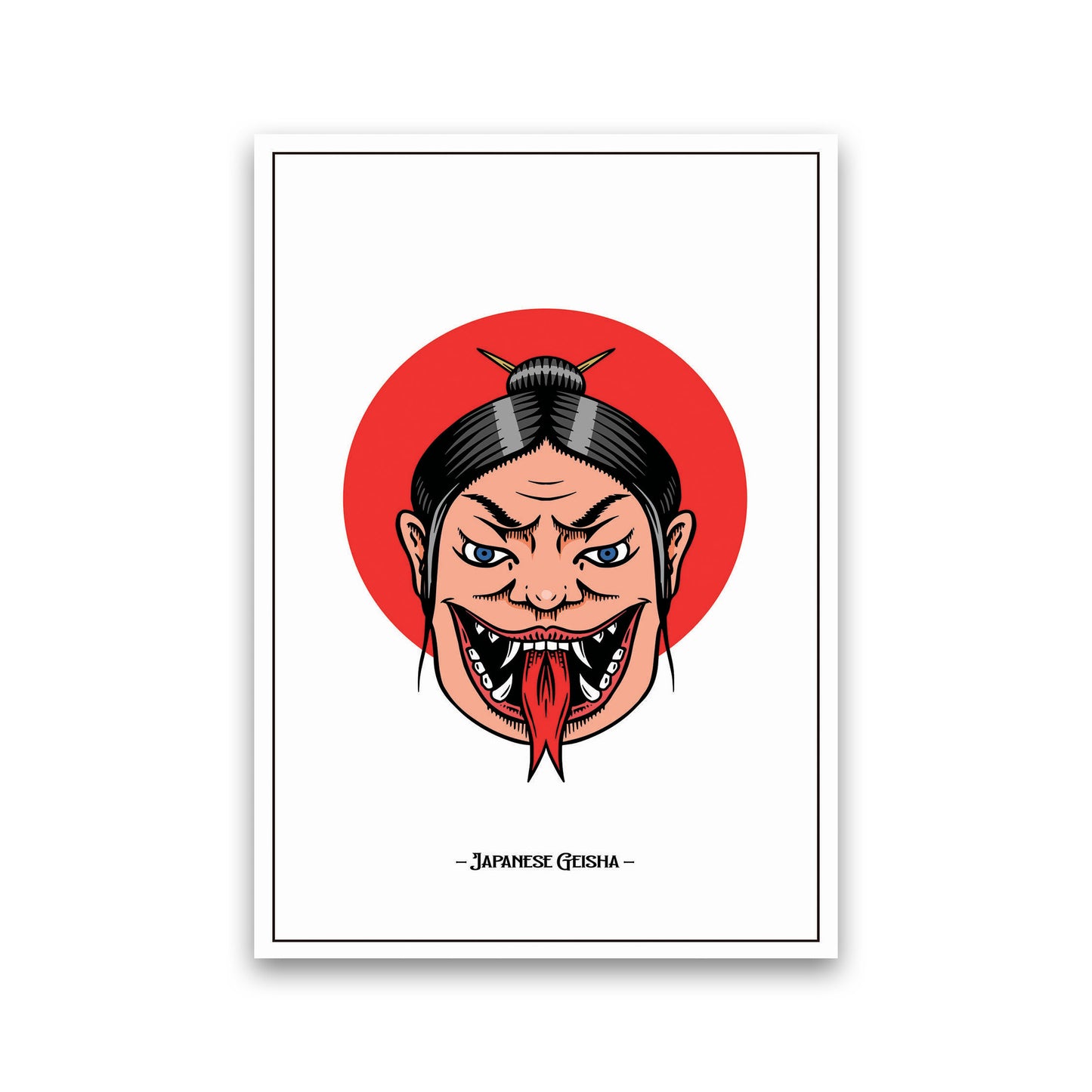 Japanese Geisha Art Print by Jason Stanley Print Only