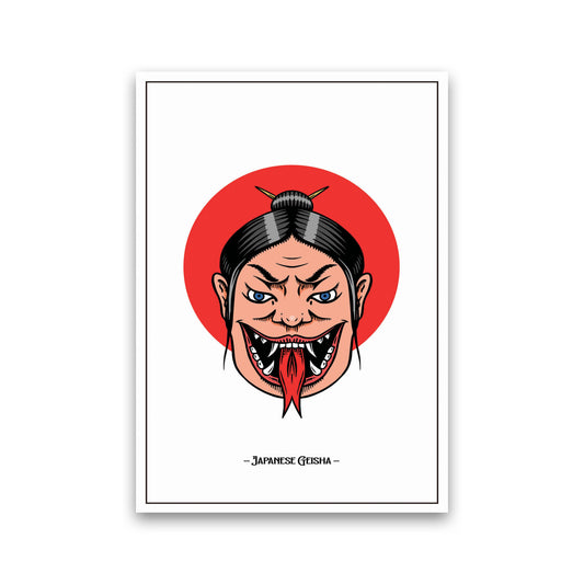 Japanese Geisha Art Print by Jason Stanley Print Only