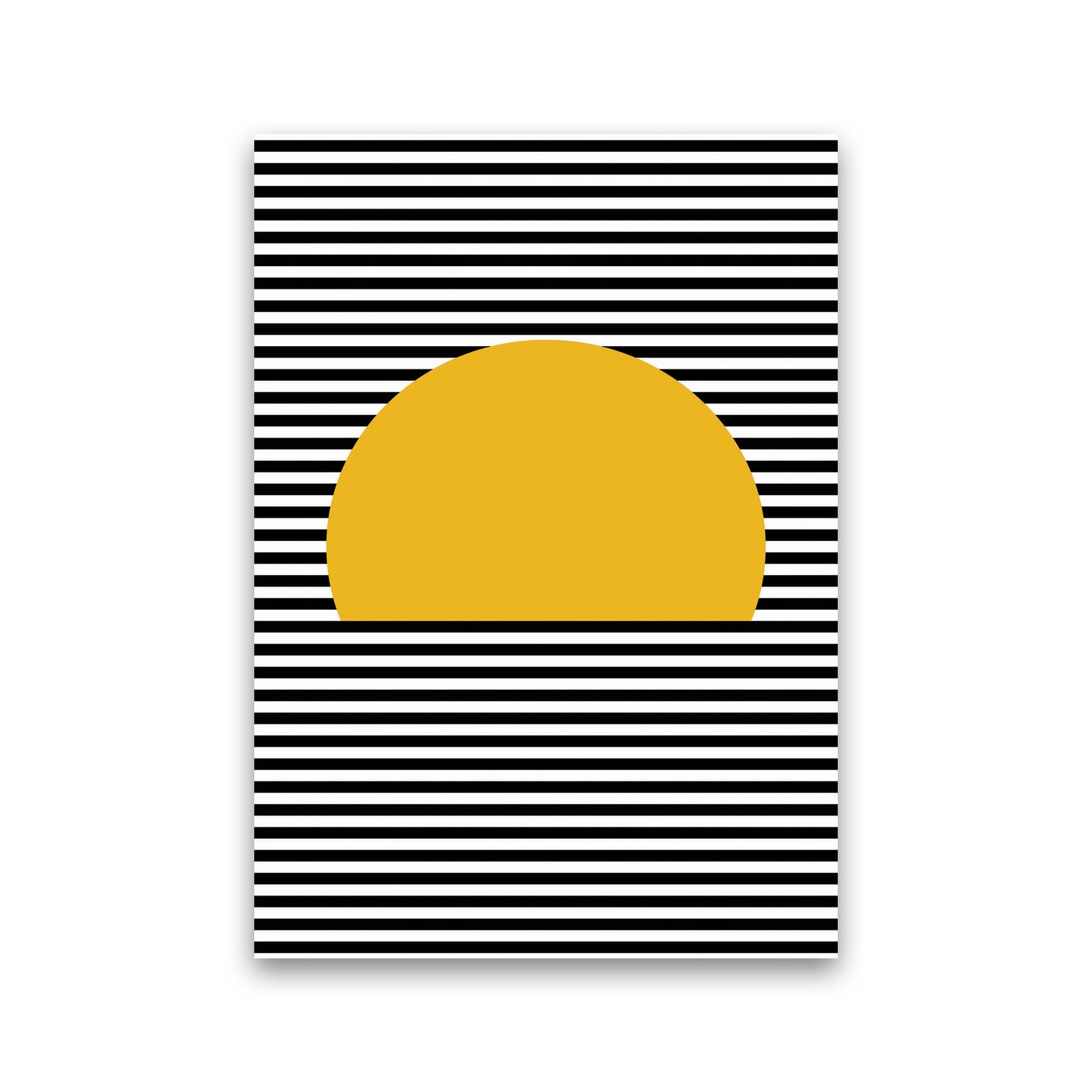 Sunset Line Art Art Print by Jason Stanley Print Only