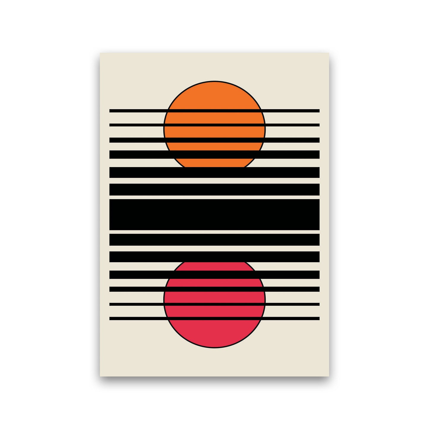 Geometric Suns Art Print by Jason Stanley Print Only