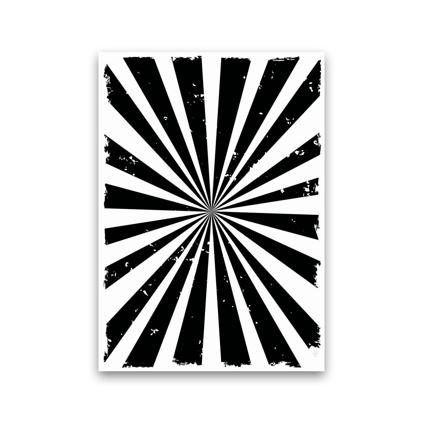 Black Sun Rays Art Print by Jason Stanley Print Only