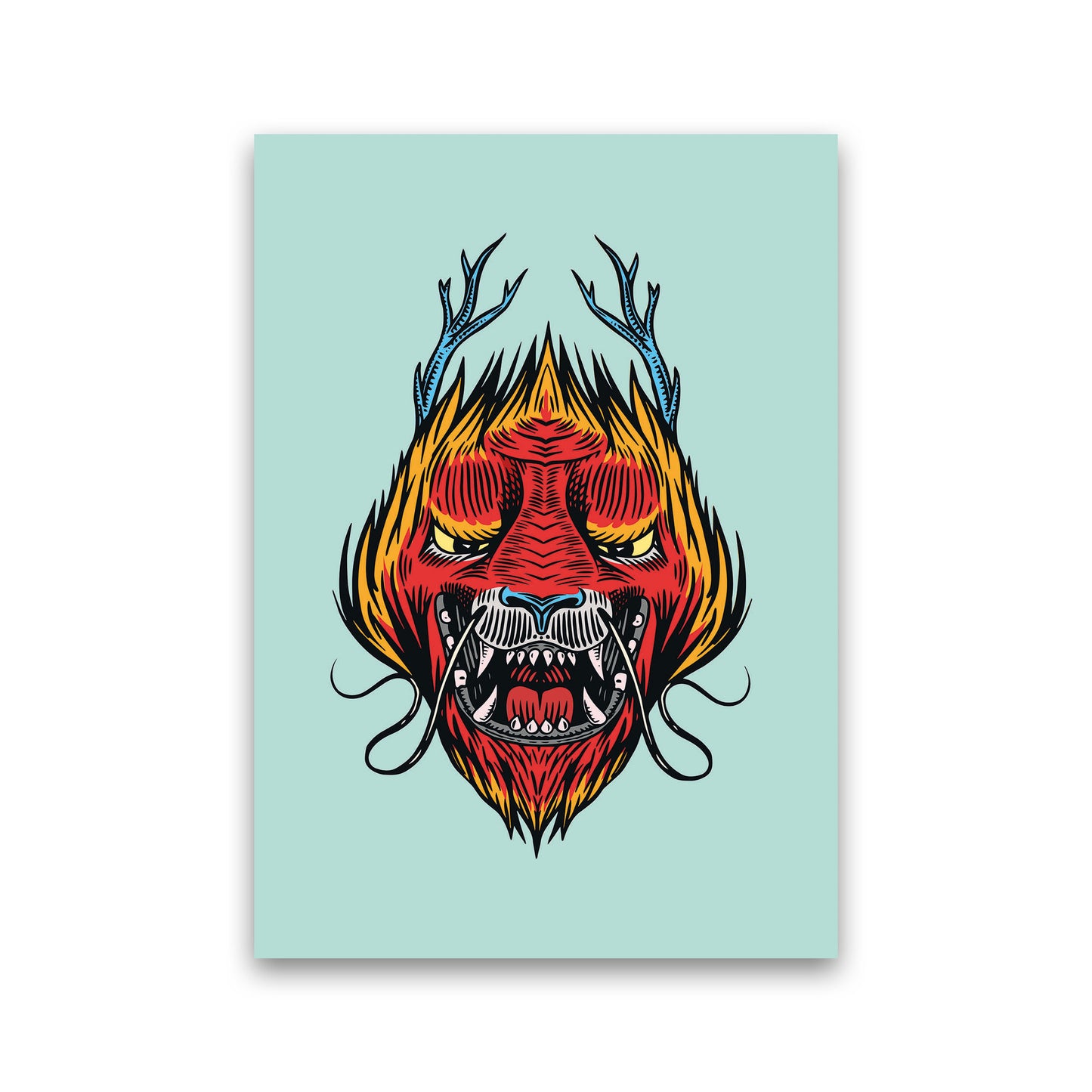 Chinese Dragon Art Print by Jason Stanley Print Only