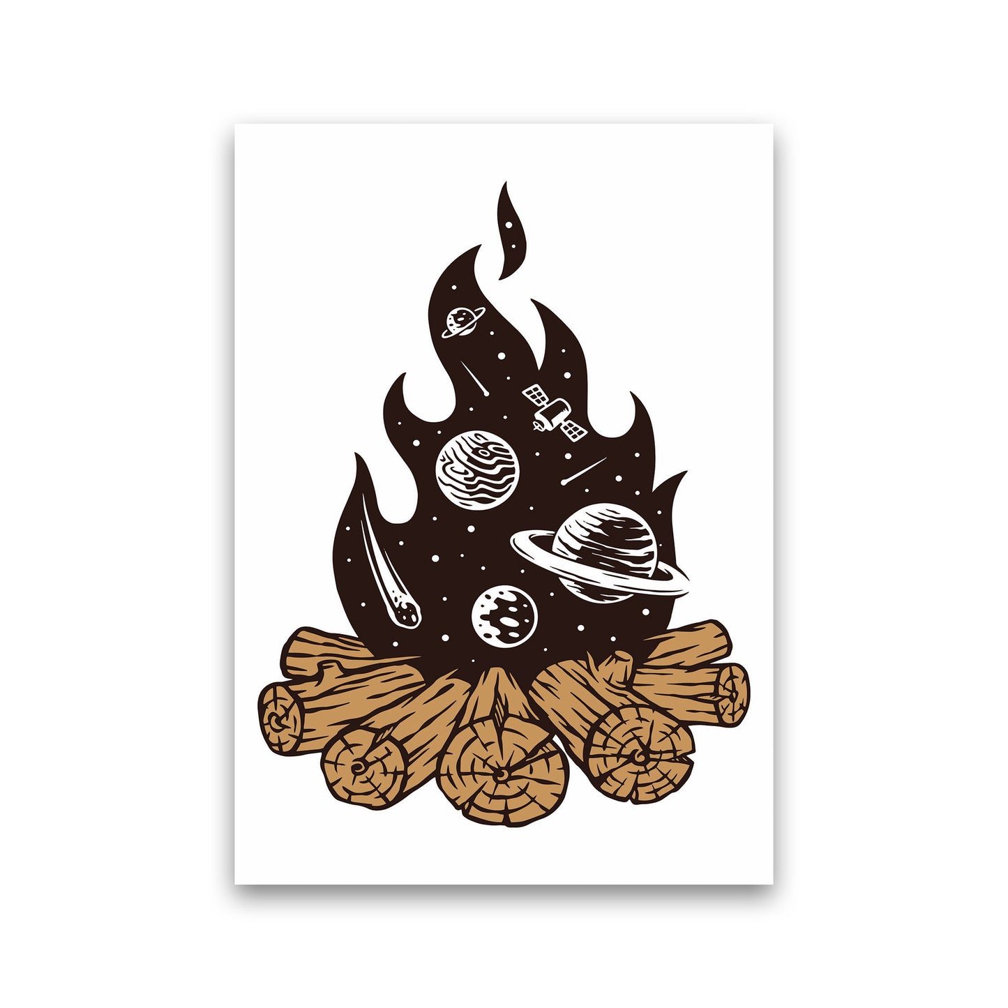 Mystical Fire Art Print by Jason Stanley Print Only