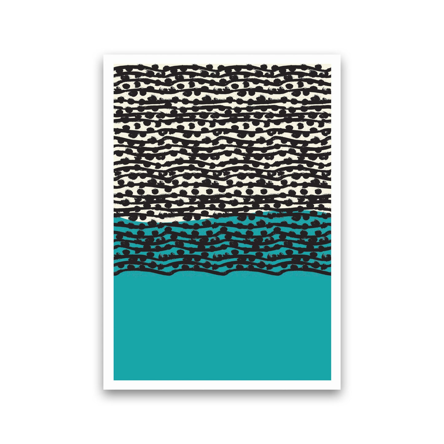 Blue Vibe Art Print by Jason Stanley Print Only