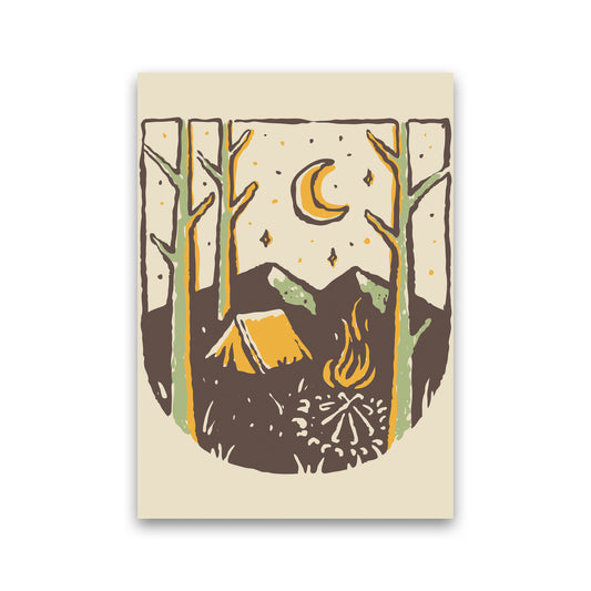 Camp Vibes Only Art Print by Jason Stanley Print Only