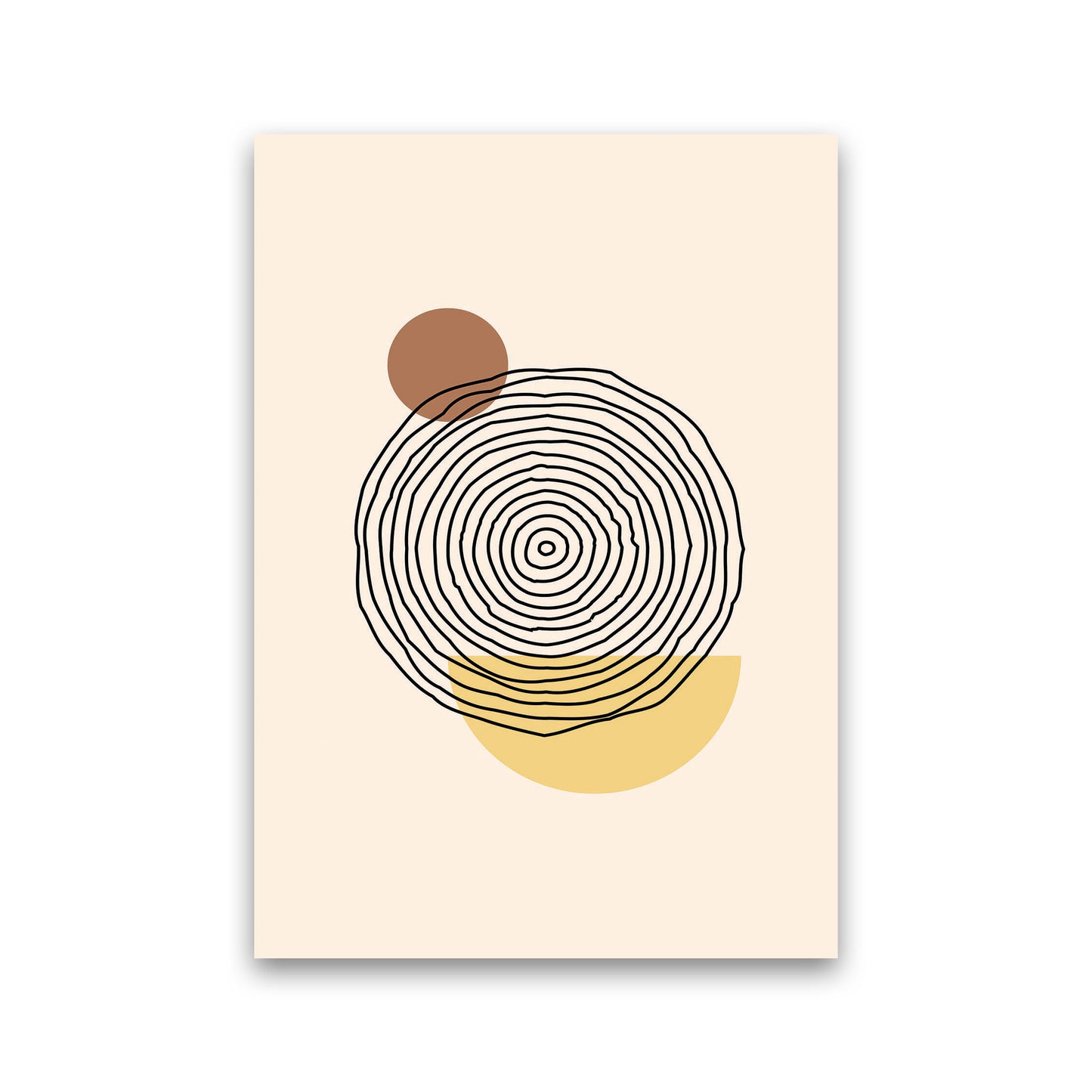Geometric Abstract Shapes III Art Print by Jason Stanley Print Only