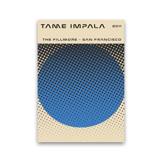 Tame Impala Live In San Francisco Art Print by Jason Stanley Print Only