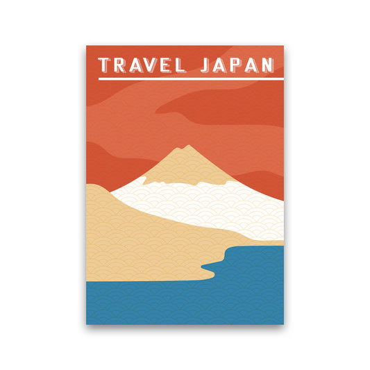 Traval Japan Minimilism II Art Print by Jason Stanley Print Only