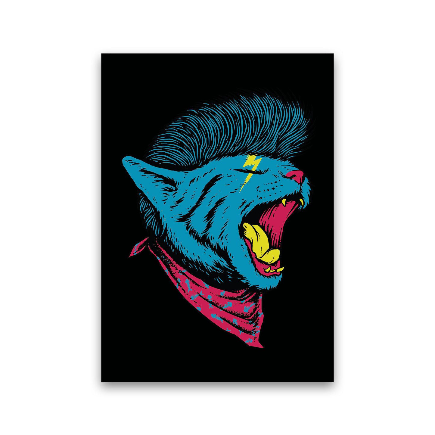 The Killer Cat Art Print by Jason Stanley Print Only