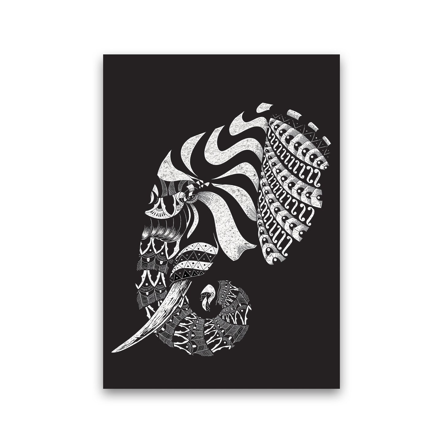 Ornate Elephant II Art Print by Jason Stanley Print Only