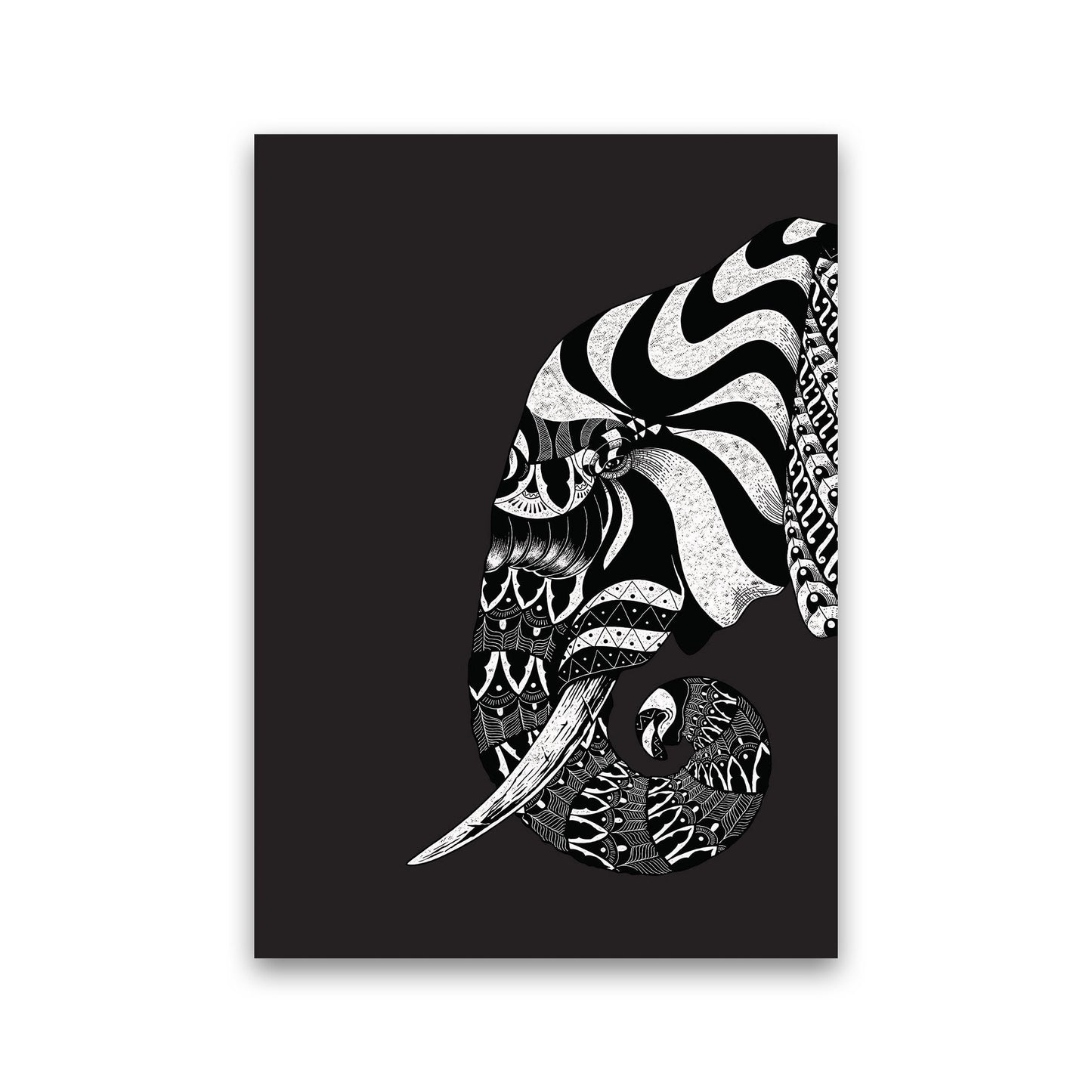 Ornate Elephant Art Print by Jason Stanley Print Only