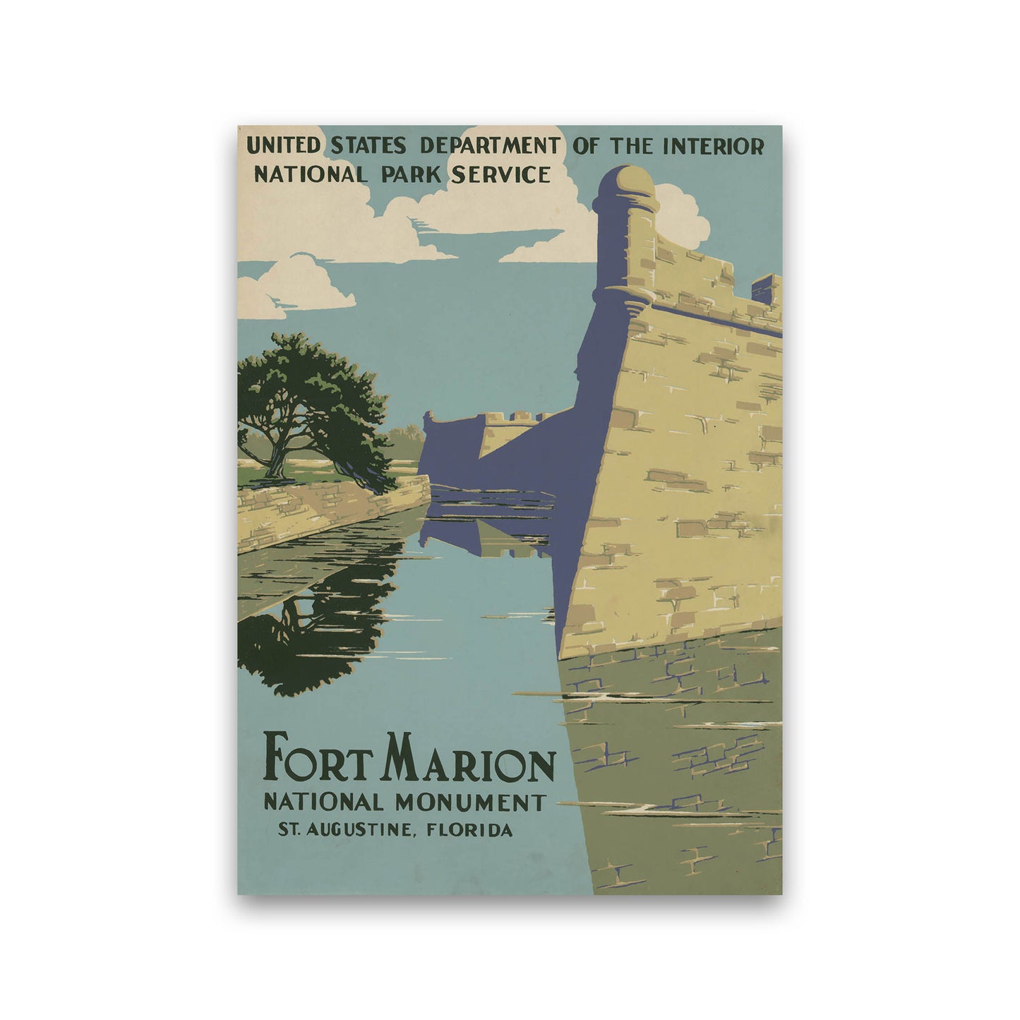 Fort Marion National Park Art Print by Jason Stanley Print Only