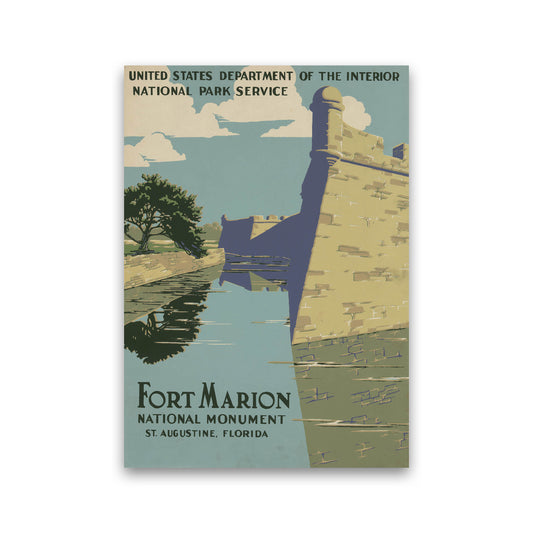 Fort Marion National Park Art Print by Jason Stanley Print Only