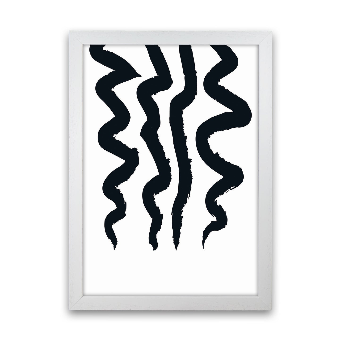 Minimal Geometric Series - 45 Art Print by Jason Stanley White Grain
