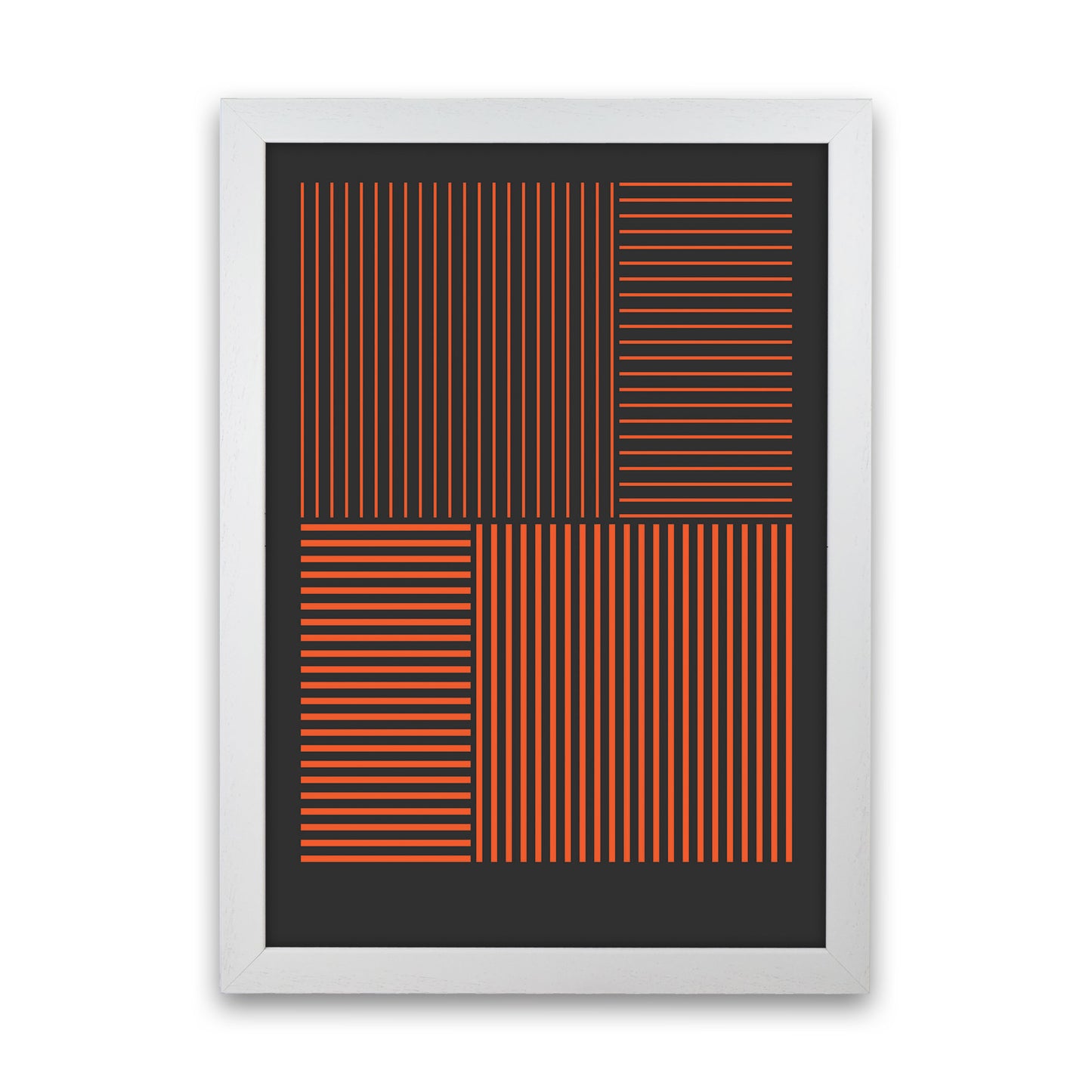 Minimal Geometric Series - 24 Art Print by Jason Stanley White Grain