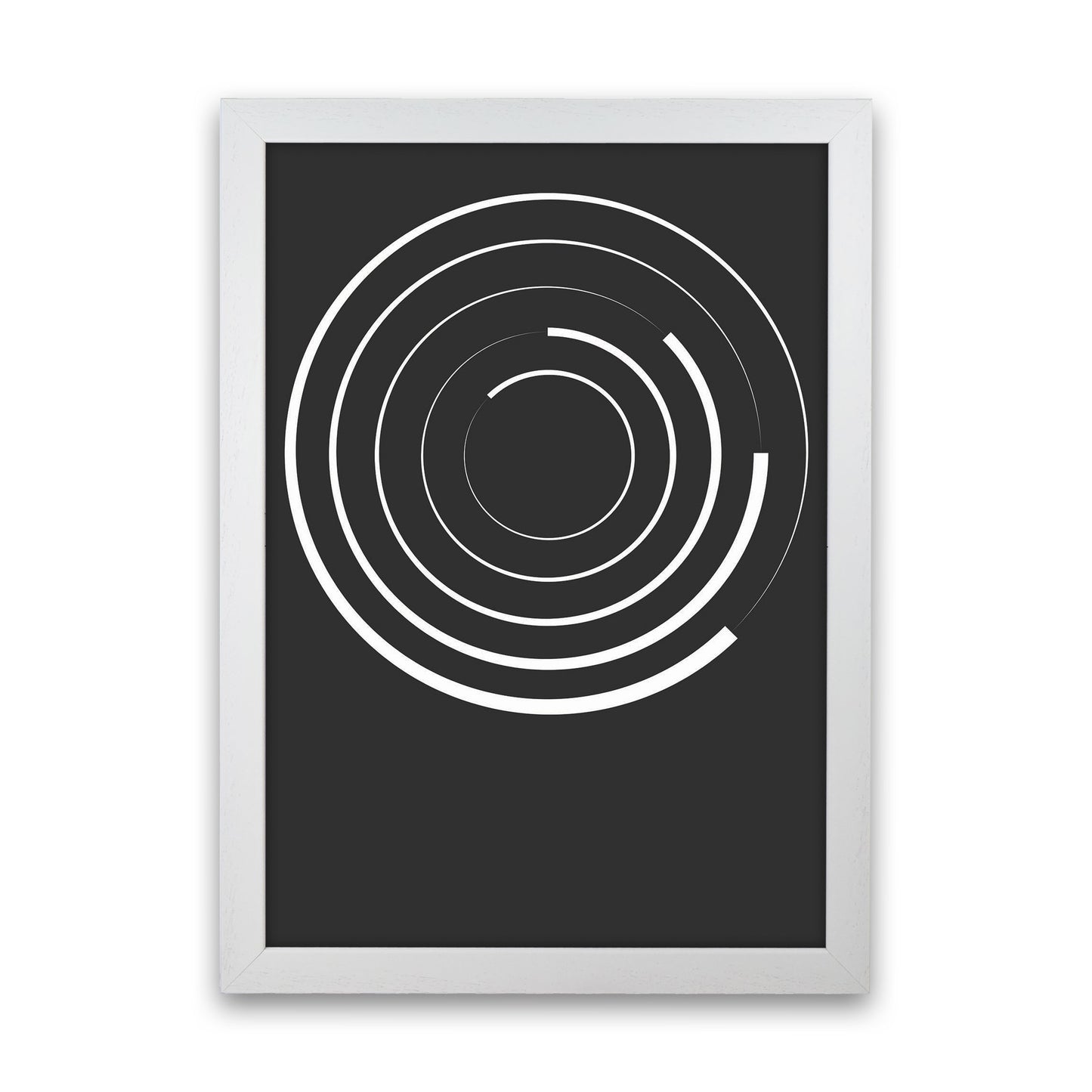 Minimal Geometric Series - 28 Art Print by Jason Stanley White Grain