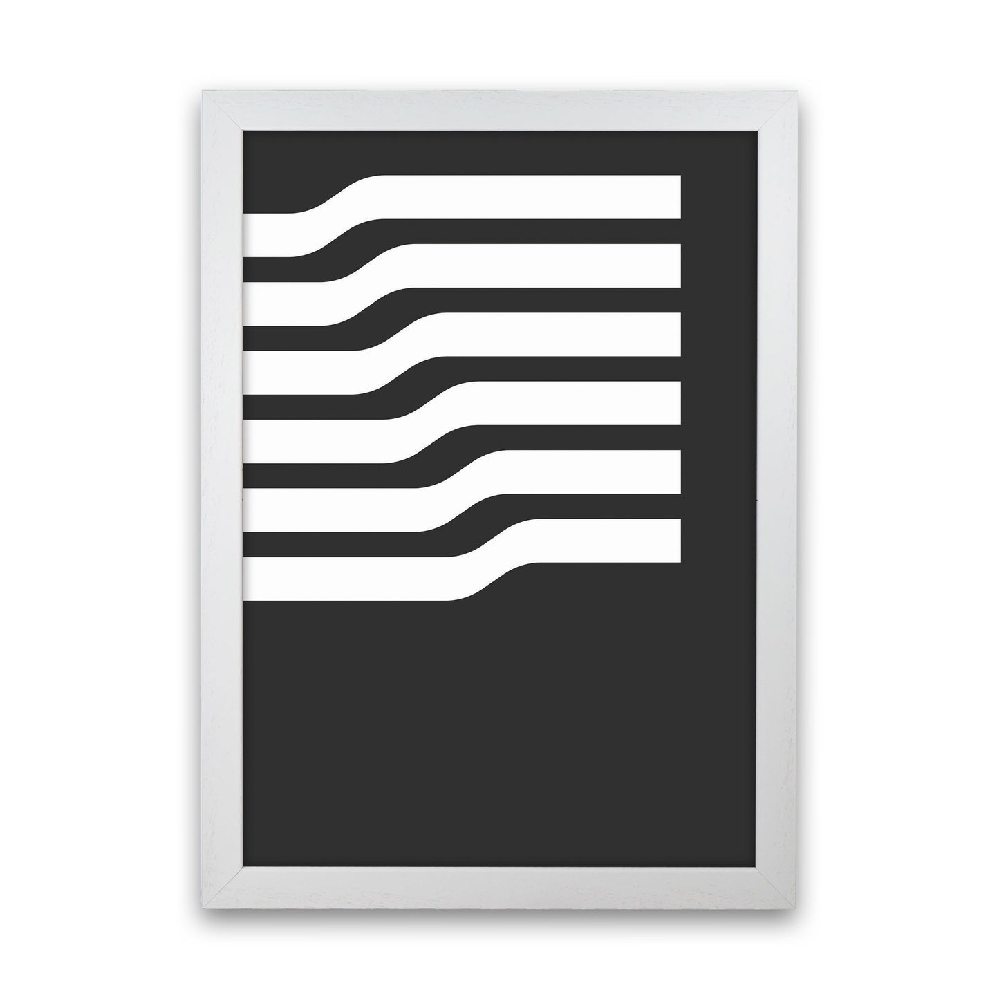 Minimal Geometric Series - 17 Art Print by Jason Stanley White Grain