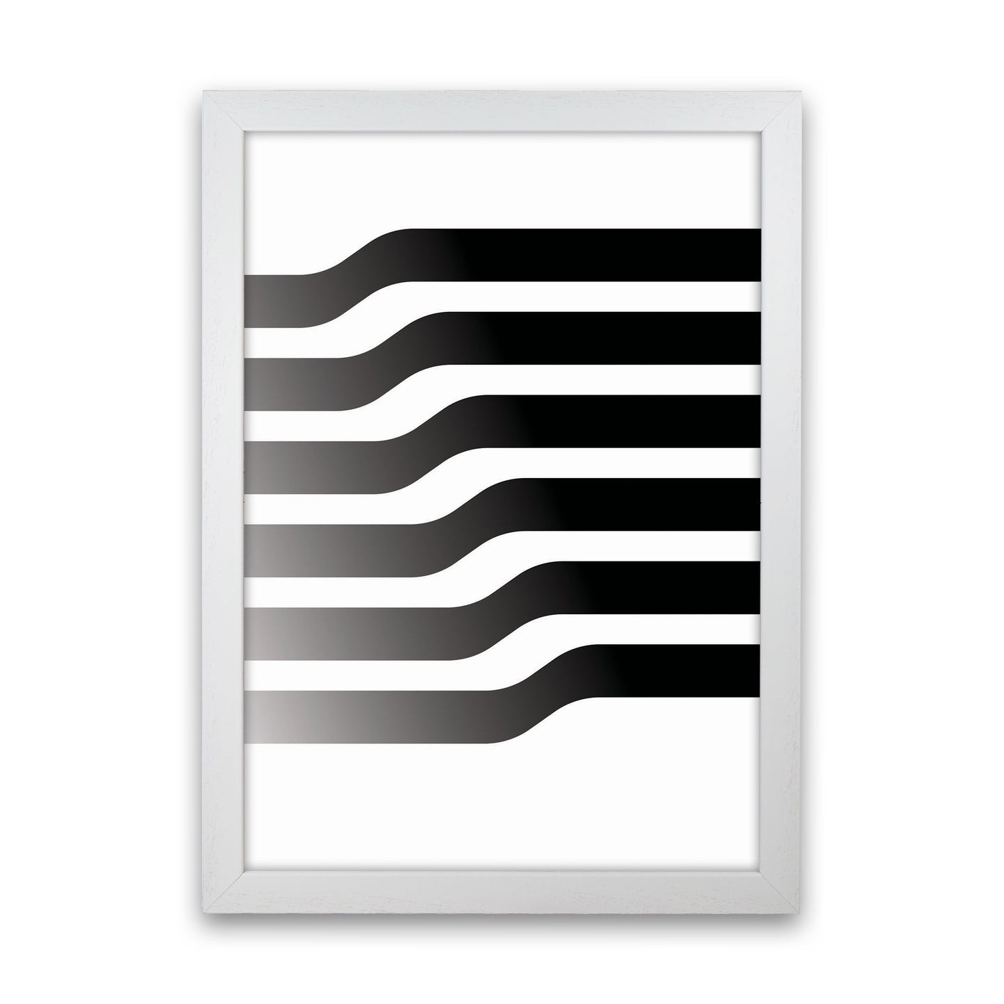 Minimal Geometric Series - 3 Art Print by Jason Stanley White Grain