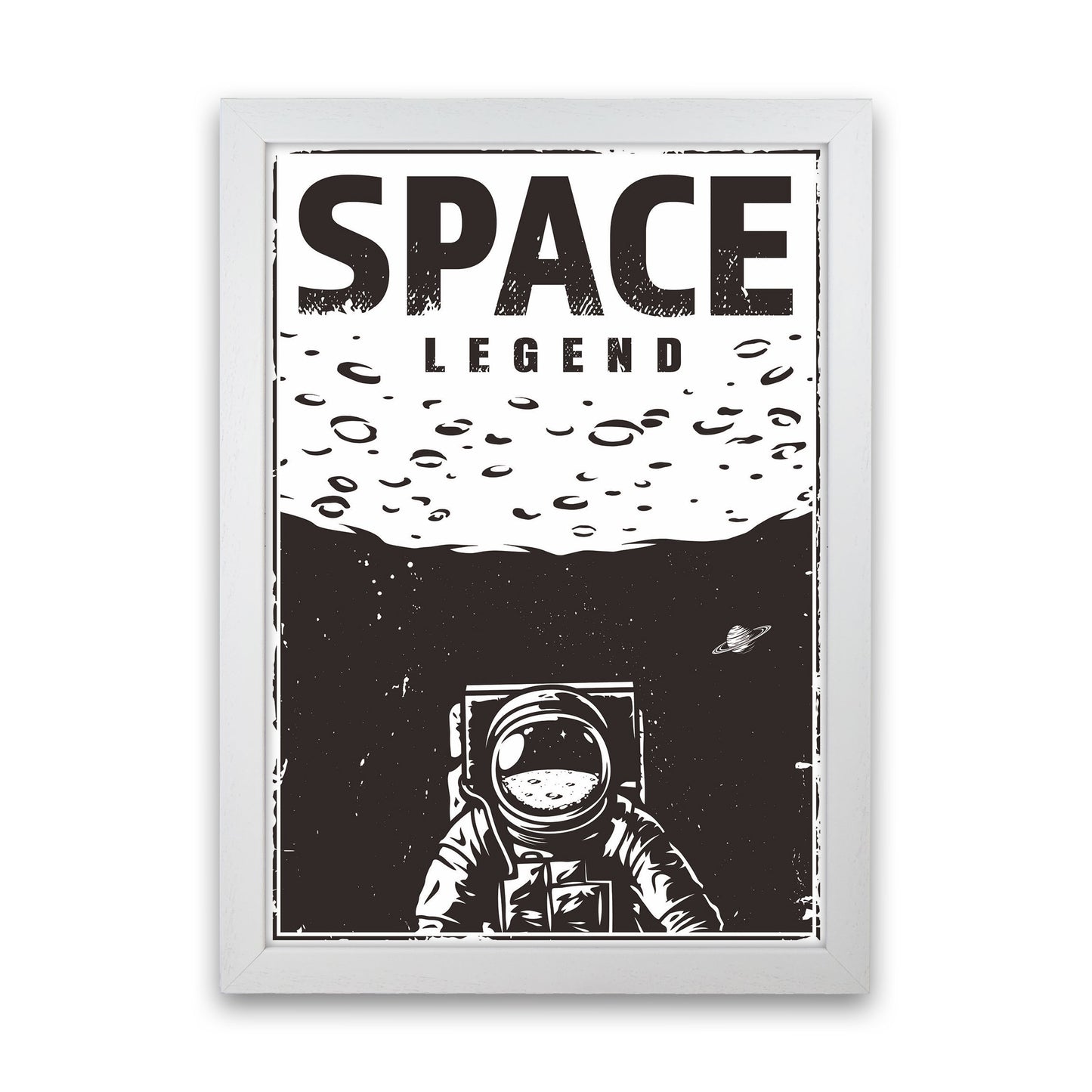 Outer Space Series - #19 Art Print by Jason Stanley White Grain