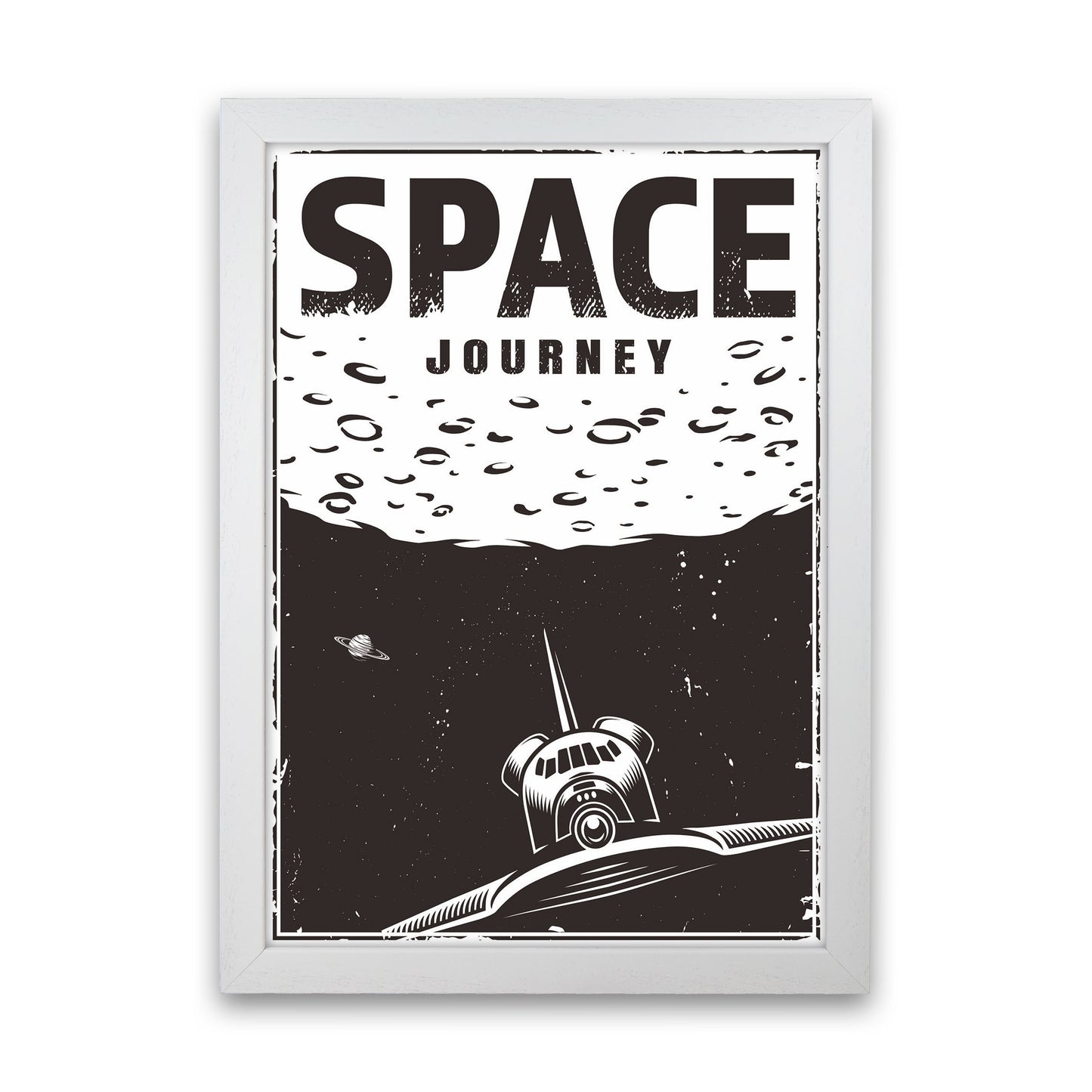 Outer Space Series - #20 Art Print by Jason Stanley White Grain