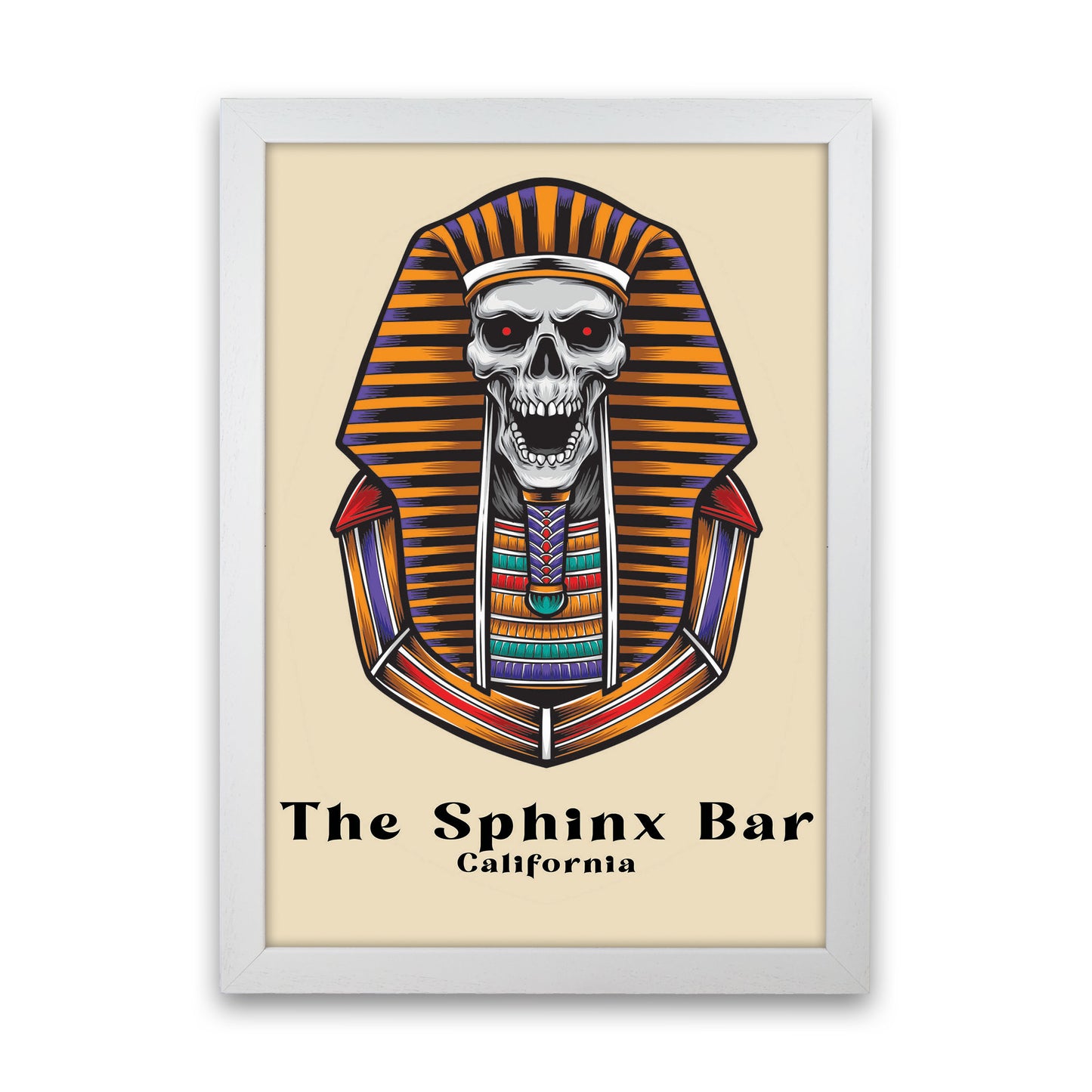 See You At The Sphinx Art Print by Jason Stanley White Grain